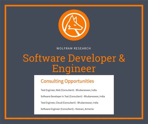 Career and Employment Opportunities at Wolfram.